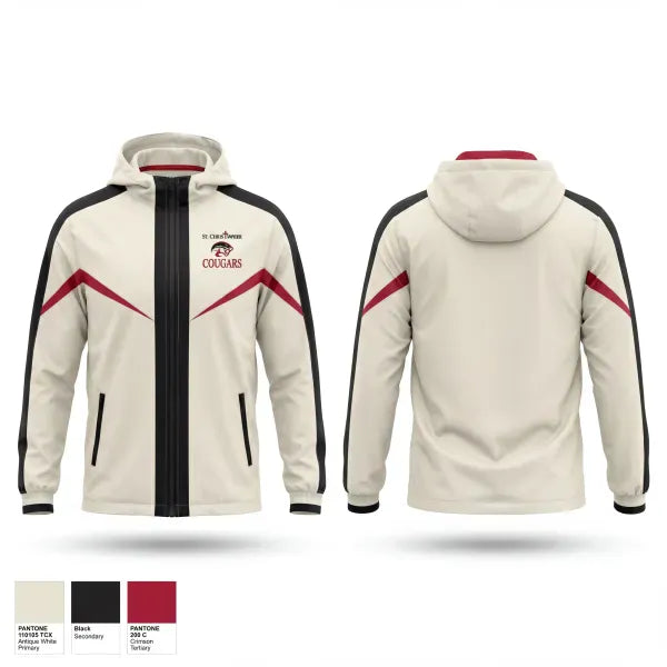 Windbreaker, Cougars, Men's Basketball, Teamtime, Team time, sublimation, custom sports apparel, team uniforms, spirit wear, spiritwear, sports uniforms, custom shirts, team store, custom team store, fundraiser sports, apparel fundraiser