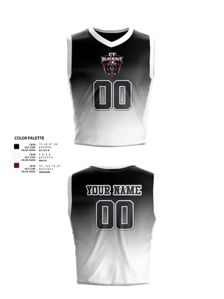 Mens Basketball Jersey, CT Blackout Elite, Men's Basketball, Teamtime, Team time, sublimation, custom sports apparel, team uniforms, spirit wear, spiritwear, sports uniforms, custom shirts, team store, custom team store, fundraiser sports, apparel fundraiser