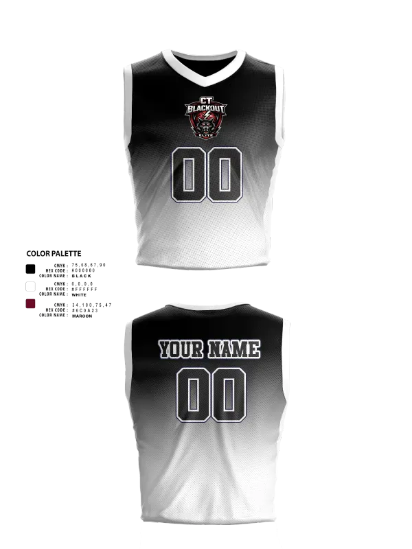 Mens Basketball Jersey, CT Blackout Elite, Men's Basketball, Teamtime, Team time, sublimation, custom sports apparel, team uniforms, spirit wear, spiritwear, sports uniforms, custom shirts, team store, custom team store, fundraiser sports, apparel fundraiser