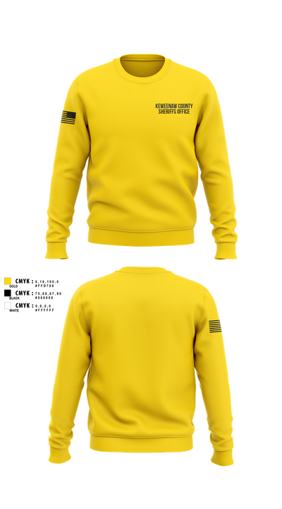 KEWEENAW COUNTY SHERIFFS OFFICE 15450708 Crew Neck Sweatshirt - 101