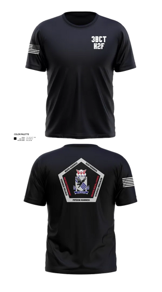Old School Cotton Feel Shirt, 3BCT H2F, Army, Teamtime, Team time, sublimation, custom sports apparel, team uniforms, spirit wear, spiritwear, sports uniforms, custom shirts, team store, custom team store, fundraiser sports, apparel fundraiser