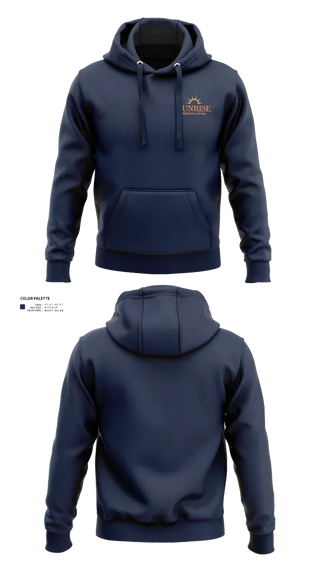 Hoodie, Sunrise Senior Living, , Teamtime, Team time, sublimation, custom sports apparel, team uniforms, spirit wear, spiritwear, sports uniforms, custom shirts, team store, custom team store, fundraiser sports, apparel fundraiser