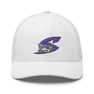 Falcon Middle School Basketball 65038956 Retro Trucker Hat | Yupoong 6606