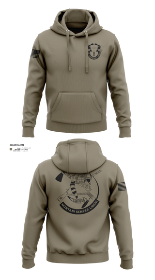 Hoodie, 2/19 SFG (A), Army, Teamtime, Team time, sublimation, custom sports apparel, team uniforms, spirit wear, spiritwear, sports uniforms, custom shirts, team store, custom team store, fundraiser sports, apparel fundraiser