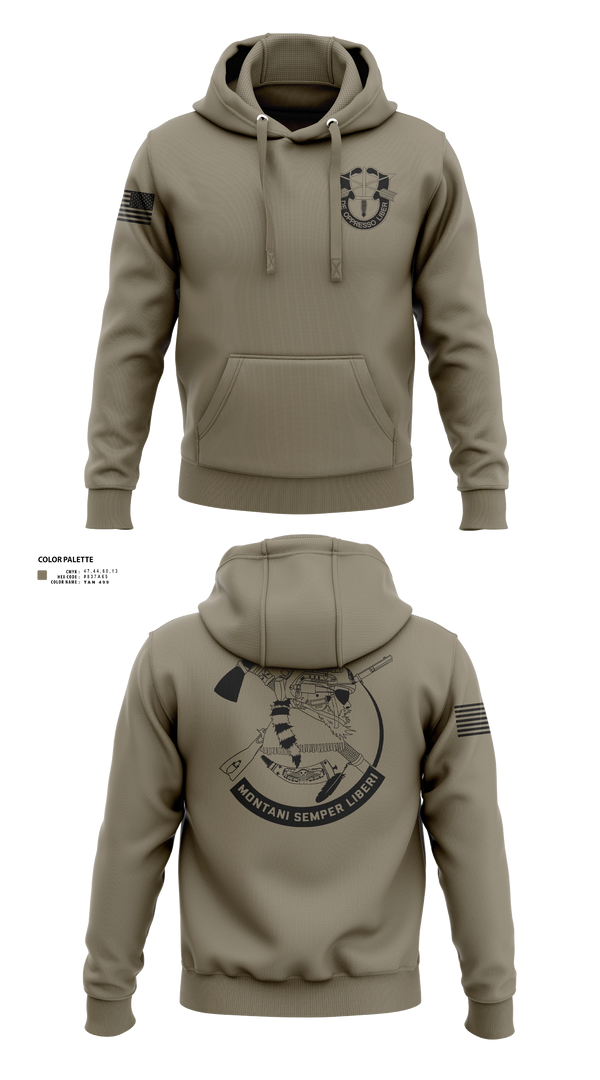 Hoodie, 2/19 SFG (A), Army, Teamtime, Team time, sublimation, custom sports apparel, team uniforms, spirit wear, spiritwear, sports uniforms, custom shirts, team store, custom team store, fundraiser sports, apparel fundraiser