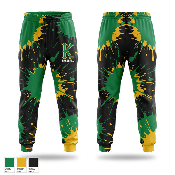 Sweatpants, Kennedy High School, Baseball, Teamtime, Team time, sublimation, custom sports apparel, team uniforms, spirit wear, spiritwear, sports uniforms, custom shirts, team store, custom team store, fundraiser sports, apparel fundraiser