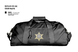 Duffle Bag, Norfolk County Sheriff’s Office, Police, Teamtime, Team time, sublimation, custom sports apparel, team uniforms, spirit wear, spiritwear, sports uniforms, custom shirts, team store, custom team store, fundraiser sports, apparel fundraiser
