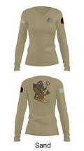 VP-9 97795880 Women's Long Sleeve V-neck Shirt - 92