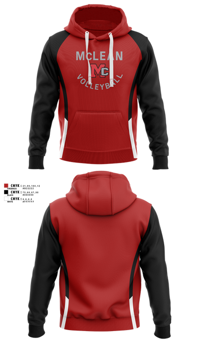 McLean Girls Volleyball 64290393 Hoodie - 1