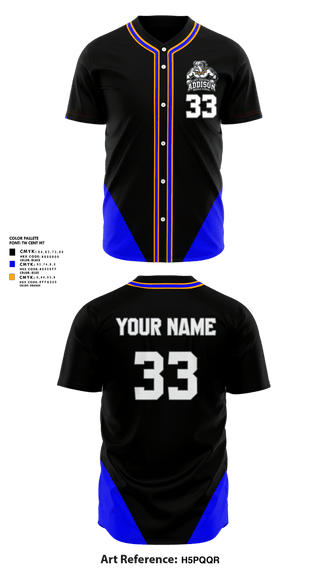 Full Button Baseball Jersey, LAMS Bulldogs, Baseball, Teamtime, Team time, sublimation, custom sports apparel, team uniforms, spirit wear, spiritwear, sports uniforms, custom shirts, team store, custom team store, fundraiser sports, apparel fundraiser