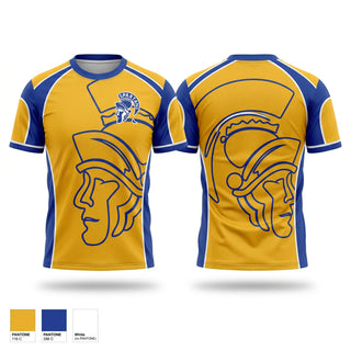 Soft Poly Tee Cotton Like Feel, Spartan Volleyball, Women's Volleyball, Teamtime, Team time, sublimation, custom sports apparel, team uniforms, spirit wear, spiritwear, sports uniforms, custom shirts, team store, custom team store, fundraiser sports, apparel fundraiser