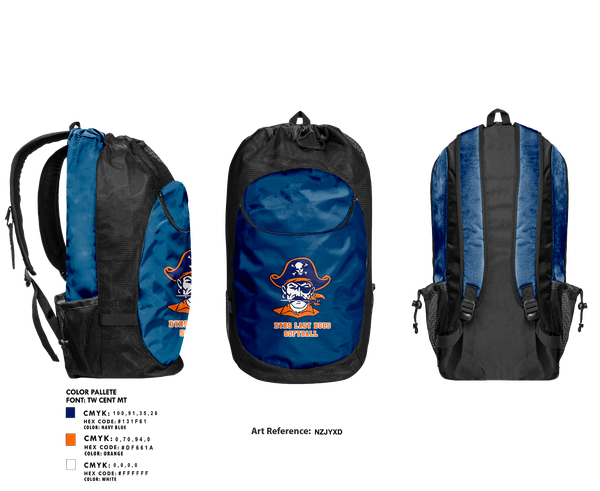 Gear Bag, BYHS Lady Bucs Softball, Softball, Teamtime, Team time, sublimation, custom sports apparel, team uniforms, spirit wear, spiritwear, sports uniforms, custom shirts, team store, custom team store, fundraiser sports, apparel fundraiser