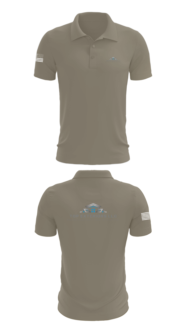 Short Sleeve Performance Polo, Top Exteriors LLC, , Teamtime, Team time, sublimation, custom sports apparel, team uniforms, spirit wear, spiritwear, sports uniforms, custom shirts, team store, custom team store, fundraiser sports, apparel fundraiser