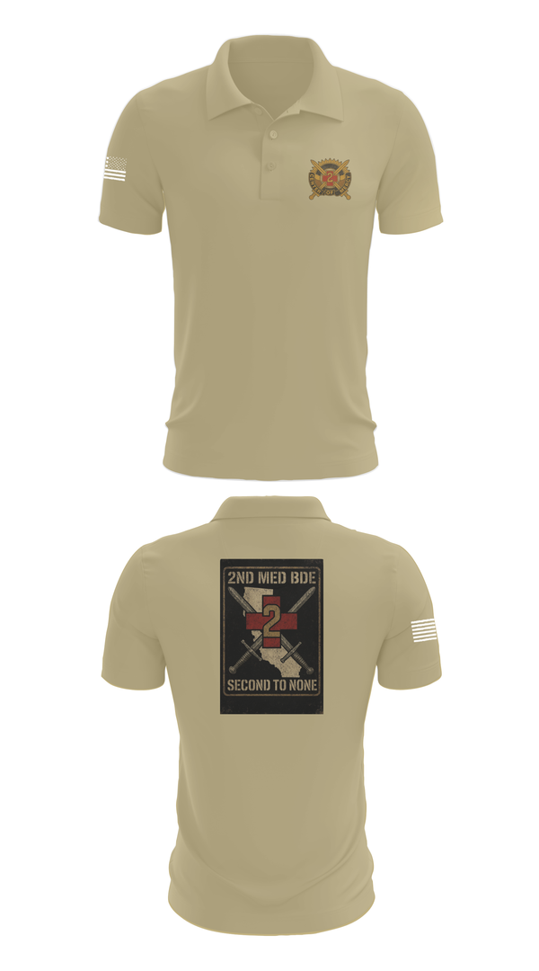 Short Sleeve Performance Polo, 2nd Medical Brigade, , Teamtime, Team time, sublimation, custom sports apparel, team uniforms, spirit wear, spiritwear, sports uniforms, custom shirts, team store, custom team store, fundraiser sports, apparel fundraiser