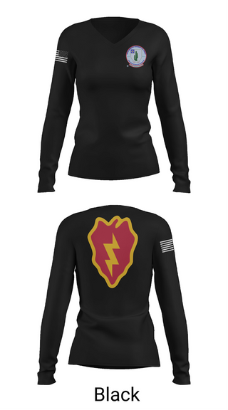 Womens Long Sleeve Vneck Shirt, 2-35 Infantry Batallion, , Teamtime, Team time, sublimation, custom sports apparel, team uniforms, spirit wear, spiritwear, sports uniforms, custom shirts, team store, custom team store, fundraiser sports, apparel fundraiser