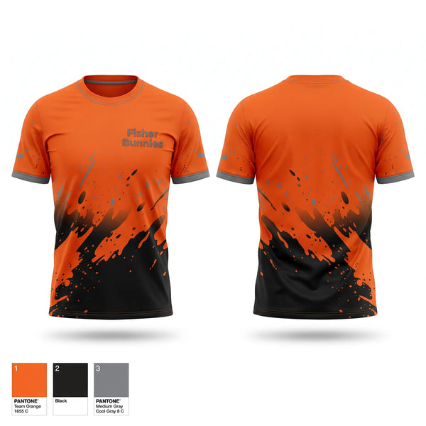 Short Sleeve Performance Shirt, Fisher Bunnies, Cross Country, Teamtime, Team time, sublimation, custom sports apparel, team uniforms, spirit wear, spiritwear, sports uniforms, custom shirts, team store, custom team store, fundraiser sports, apparel fundraiser