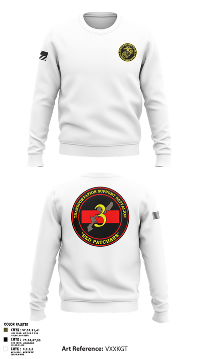 3rd TSB 79006876 Crew Neck Sweatshirt - 2