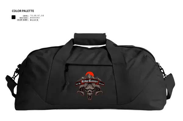 Duffle Bag, 1st Platoon / B CO / 2-5 CAV, Army, Teamtime, Team time, sublimation, custom sports apparel, team uniforms, spirit wear, spiritwear, sports uniforms, custom shirts, team store, custom team store, fundraiser sports, apparel fundraiser