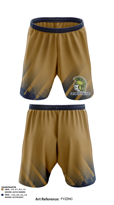 Antonito Trojans Athletic Shorts With Pockets - 6