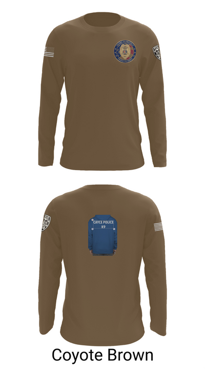 Cayce Police K9 35627395 Long Sleeve Performance Shirt 6