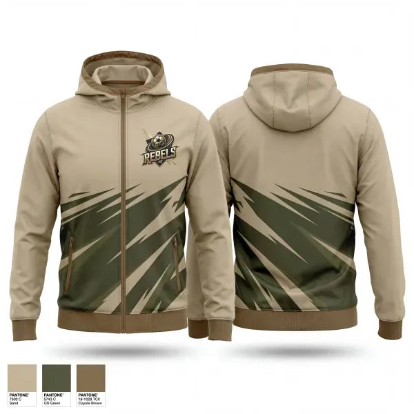 Windbreaker, Rebels FC, Men's Soccer, Teamtime, Team time, sublimation, custom sports apparel, team uniforms, spirit wear, spiritwear, sports uniforms, custom shirts, team store, custom team store, fundraiser sports, apparel fundraiser