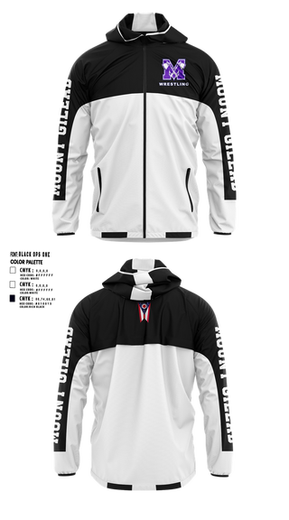 Windbreaker, Mount Gilead High School Wrestling, Wrestling, Teamtime, Team time, sublimation, custom sports apparel, team uniforms, spirit wear, spiritwear, sports uniforms, custom shirts, team store, custom team store, fundraiser sports, apparel fundraiser