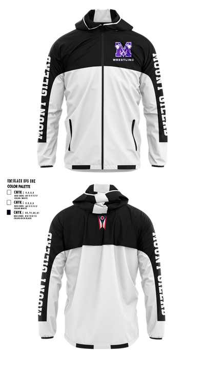 Mount Gilead High School Wrestling 55730415 Windbreaker - 44