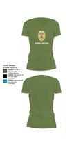 School officer 37316747 Women's Short Sleeve V-neck Shirt - 42