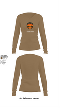 4th Assault Amphibian Battalion, Company B 82284637 Women's Long Sleeve V-neck Shirt - 2