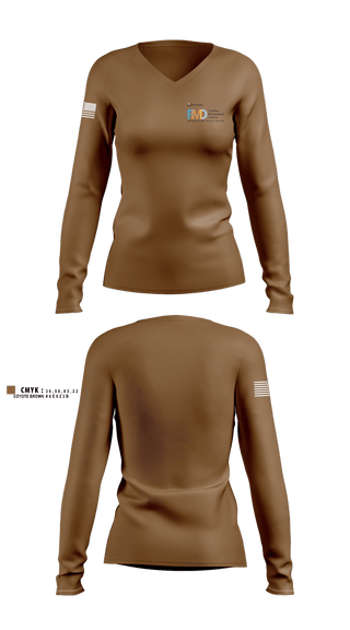 Womens Long Sleeve Vneck Shirt, King County Facilities Management, , Teamtime, Team time, sublimation, custom sports apparel, team uniforms, spirit wear, spiritwear, sports uniforms, custom shirts, team store, custom team store, fundraiser sports, apparel fundraiser
