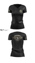 Anne Arundel County Sheriff’s K9 81321788 Women's Short Sleeve V-neck Shirt - 31