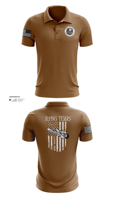 8-229th AHB 53377012 Short Sleeve Performance Polo - 21