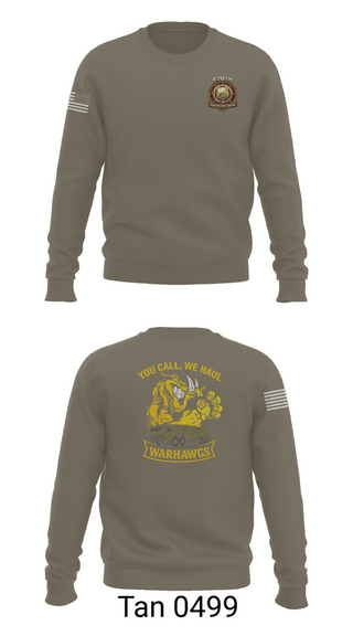 Crew Neck Sweatshirt, 478th Trasportation Company, Army, Teamtime, Team time, sublimation, custom sports apparel, team uniforms, spirit wear, spiritwear, sports uniforms, custom shirts, team store, custom team store, fundraiser sports, apparel fundraiser
