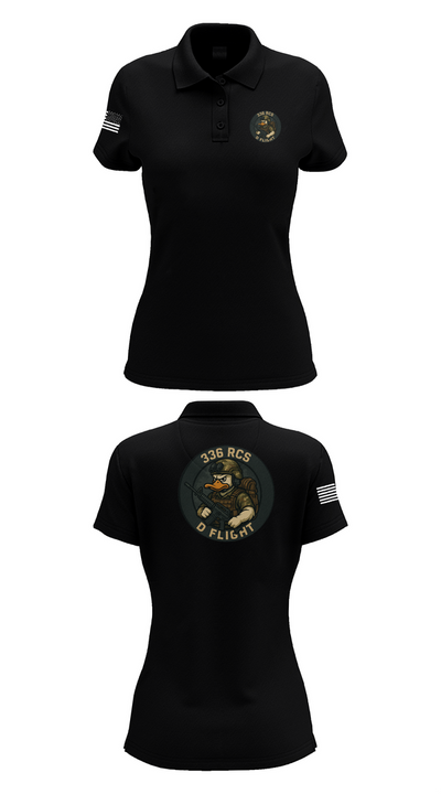 336 RCS D Flight 26202235 Women's Short Sleeve Performance Polo  - 35