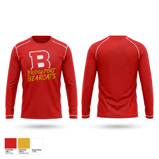 Long Sleeve Performance Shirt, Bridgeport High School Basketball, Men's Basketball, Teamtime, Team time, sublimation, custom sports apparel, team uniforms, spirit wear, spiritwear, sports uniforms, custom shirts, team store, custom team store, fundraiser sports, apparel fundraiser