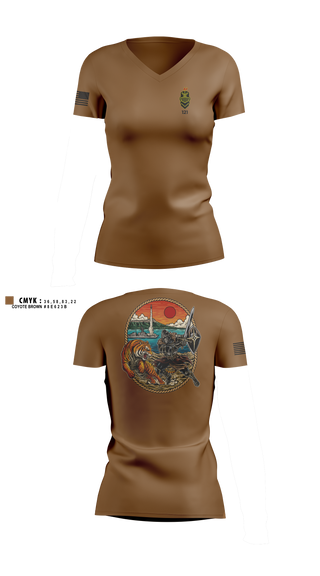 Womens Short Sleeve Vneck Shirt, USS FRANK E PETERSEN JR, Navy, Teamtime, Team time, sublimation, custom sports apparel, team uniforms, spirit wear, spiritwear, sports uniforms, custom shirts, team store, custom team store, fundraiser sports, apparel fundraiser