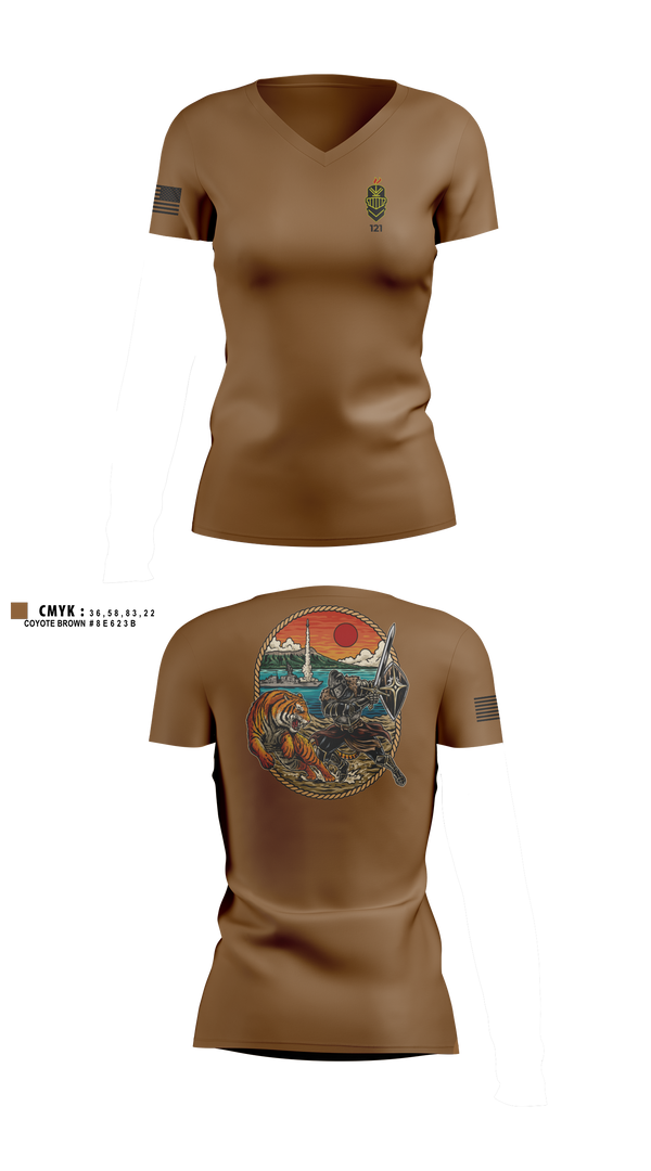 Womens Short Sleeve Vneck Shirt, USS FRANK E PETERSEN JR, Navy, Teamtime, Team time, sublimation, custom sports apparel, team uniforms, spirit wear, spiritwear, sports uniforms, custom shirts, team store, custom team store, fundraiser sports, apparel fundraiser