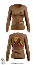 239th Military Police Company Women's Long Sleeve V-neck Shirt - 1