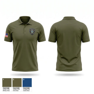 Short Sleeve Performance Polo, Haughton Police Department, Police, Teamtime, Team time, sublimation, custom sports apparel, team uniforms, spirit wear, spiritwear, sports uniforms, custom shirts, team store, custom team store, fundraiser sports, apparel fundraiser