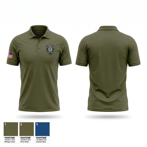 Short Sleeve Performance Polo, Haughton Police Department, Police, Teamtime, Team time, sublimation, custom sports apparel, team uniforms, spirit wear, spiritwear, sports uniforms, custom shirts, team store, custom team store, fundraiser sports, apparel fundraiser