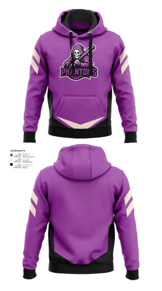 Hoodie, Clarksville Phantoms, Baseball, Teamtime, Team time, sublimation, custom sports apparel, team uniforms, spirit wear, spiritwear, sports uniforms, custom shirts, team store, custom team store, fundraiser sports, apparel fundraiser