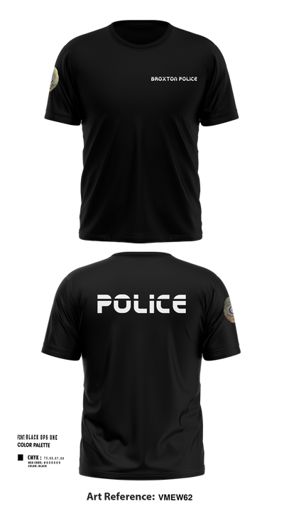 Broxton police 36855501 Short Sleeve Performance Shirt - 5