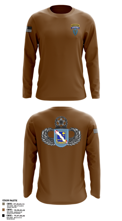 1-143rd airborne infantry regiment 54529572 Long Sleeve Performance Shirt 102