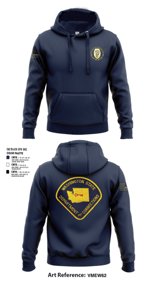Hoodie, Monroe Correctional Complex, Police, Teamtime, Team time, sublimation, custom sports apparel, team uniforms, spirit wear, spiritwear, sports uniforms, custom shirts, team store, custom team store, fundraiser sports, apparel fundraiser
