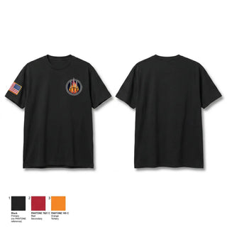 Old School Cotton Feel Shirt, CCoE Charlie Branch, Army, Teamtime, Team time, sublimation, custom sports apparel, team uniforms, spirit wear, spiritwear, sports uniforms, custom shirts, team store, custom team store, fundraiser sports, apparel fundraiser