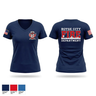 Womens Short Sleeve Vneck Shirt, Engine 82, Fire Department, Teamtime, Team time, sublimation, custom sports apparel, team uniforms, spirit wear, spiritwear, sports uniforms, custom shirts, team store, custom team store, fundraiser sports, apparel fundraiser