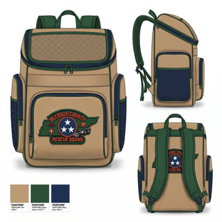 Gear Bag, Bledsoe County Rescue Squad, Fire Department, Teamtime, Team time, sublimation, custom sports apparel, team uniforms, spirit wear, spiritwear, sports uniforms, custom shirts, team store, custom team store, fundraiser sports, apparel fundraiser