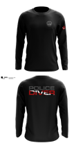 Hamilton County Police Association Dive Team 10308162 Long Sleeve Performance Shirt - 1