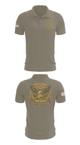 Short Sleeve Performance Polo, 998th QM Co, Army, Teamtime, Team time, sublimation, custom sports apparel, team uniforms, spirit wear, spiritwear, sports uniforms, custom shirts, team store, custom team store, fundraiser sports, apparel fundraiser