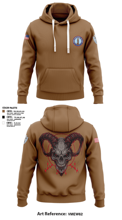 Delta Company 3-144th Infantry 77323460 Hoodie - 1